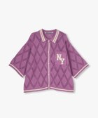 【アナスイ/ANNA SUI】のクロシェライクシアーニットポロ 人気、トレンドファッション・服の通販 founy(ファニー) ファッション Fashion レディースファッション Fashion for Women トップス・カットソー Cut & Sew Tops ニット Knit Tops & Sweaters クロシェ Crochet, Knitted Lace タンク Tank Top, Sleeveless Top 透かし Cut-Out, Lacework thumbnail PURPLE|ID: prp329100004569064 ipo3291000000032754629