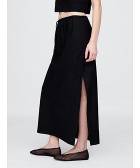 【ギャップ/GAP】のリネンブレンド ミディスカート 人気、トレンドファッション・服の通販 founy(ファニー) ファッション Fashion レディースファッション WOMEN スカート Skirt クラシック Classic スリット Slit スリム Slim ドローコード Draw Cord フィット Fit リネン Linen |ID:prp329100004569077