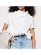 【バナナ リパブリック/BANANA REPUBLIC】のオーバーサイズ ポプリン ファネルネック トップス 人気、トレンドファッション・服の通販 founy(ファニー) ファッション Fashion レディースファッション WOMEN トップス・カットソー Tops/Tshirt ショルダー Shoulder ストレート Straight ドレープ Drape ドロップ Drop 今季 This Season 半袖 Short Sleeve thumbnail WHITE|ID: prp329100004569101 ipo3291000000032325820