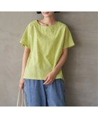 【エルビーシー/LBC】のペイズリー刺繍ブラウス 人気、トレンドファッション・服の通販 founy(ファニー) ファッション Fashion レディースファッション Fashion for Women トップス・カットソー Cut & Sew Tops シャツ・ブラウス・オフィスカジュアル Elegant Blouses & Button-Ups バランス Balance, Style Balance ペイズリー Paisley, Ethnic Pattern ボトム Bottoms, Lower Wear エレガント 上品 Elegant 人気 Popular, Best Seller 半袖 Short Sleeve, Half Sleeve 夏 Summer 定番 Standard, Basic Item 無地 Plain, Solid Color thumbnail ライムイエロー|ID: prp329100004569108 ipo3291000000033200599