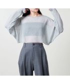 【ユナイテッドアローズ/UNITED ARROWS】のMARW UNITED ARROWS シアー ドルマンスリーブ プルオーバー LT.BLUE|ID:prp329100004569121