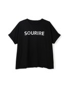 【ジャイロ/JAYRO】のフレンチロゴTシャツ 人気、トレンドファッション・服の通販 founy(ファニー) ファッション Fashion レディースファッション WOMEN トップス・カットソー Tops/Tshirt シャツ/ブラウス Shirts/Blouses ロング / Tシャツ T-Shirts インナー Inner カーゴパンツ Cargo Pants シンプル Simple ジャケット Jacket スラックス Slacks デニム Denim フレンチ French プリント Print ボトム Bottom ポケット Pocket ロールアップ Roll Up ワンポイント One Point 夏 Summer 定番 Standard 春 Spring S/S・春夏 Ss・Spring/Summer thumbnail ブラック(01)|ID: prp329100004569138 ipo3291000000032326327
