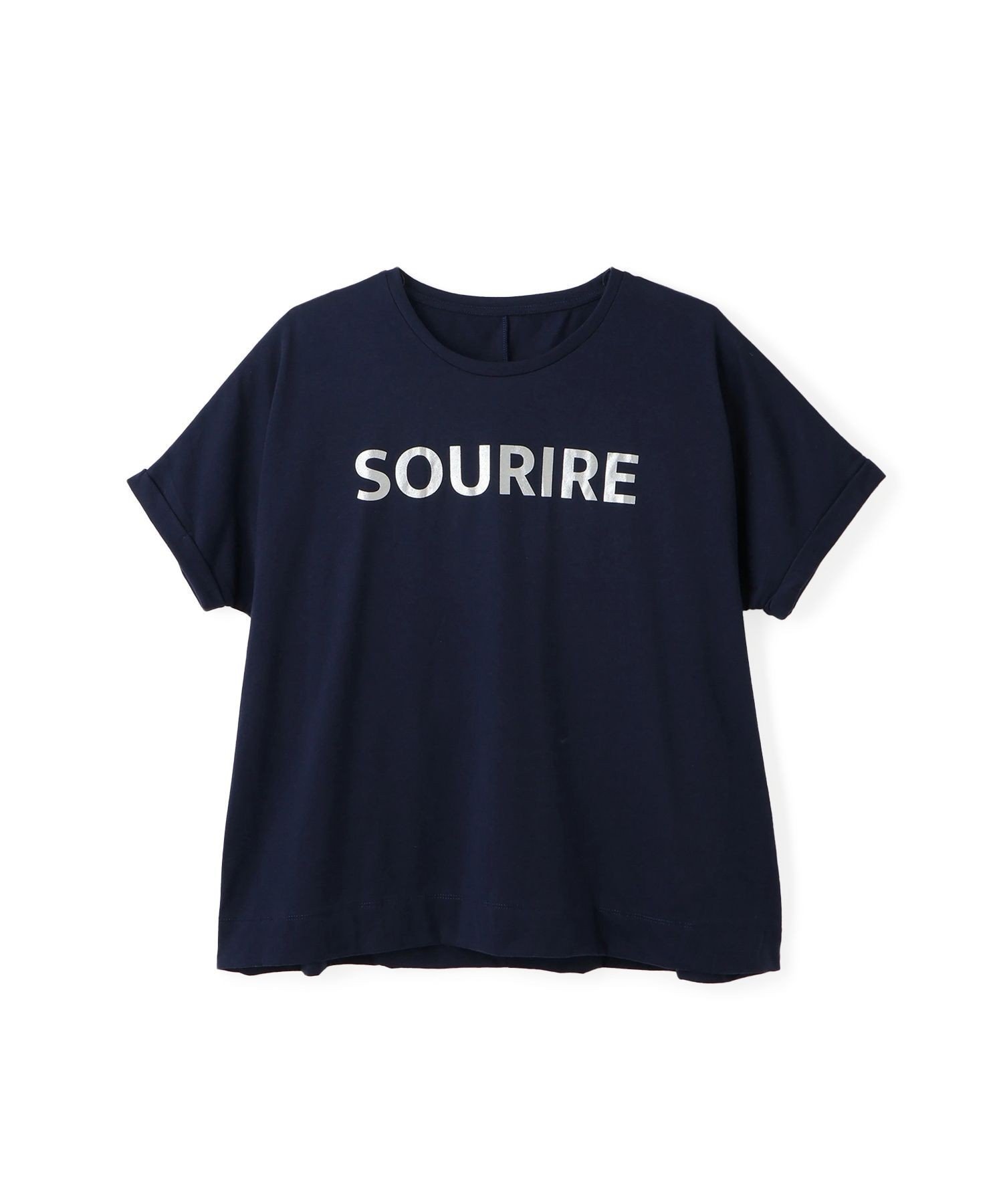 【ジャイロ/JAYRO】のフレンチロゴTシャツ インテリア・キッズ・メンズ・レディースファッション・服の通販 founy(ファニー) 　ファッション　Fashion　レディースファッション　WOMEN　トップス・カットソー　Tops/Tshirt　シャツ/ブラウス　Shirts/Blouses　ロング / Tシャツ　T-Shirts　インナー　Inner　カーゴパンツ　Cargo Pants　シンプル　Simple　ジャケット　Jacket　スラックス　Slacks　デニム　Denim　フレンチ　French　プリント　Print　ボトム　Bottom　ポケット　Pocket　ロールアップ　Roll Up　ワンポイント　One Point　夏　Summer　定番　Standard　春　Spring　S/S・春夏　Ss・Spring/Summer　ネイビー(40)|ID: prp329100004569138 ipo3291000000032326334
