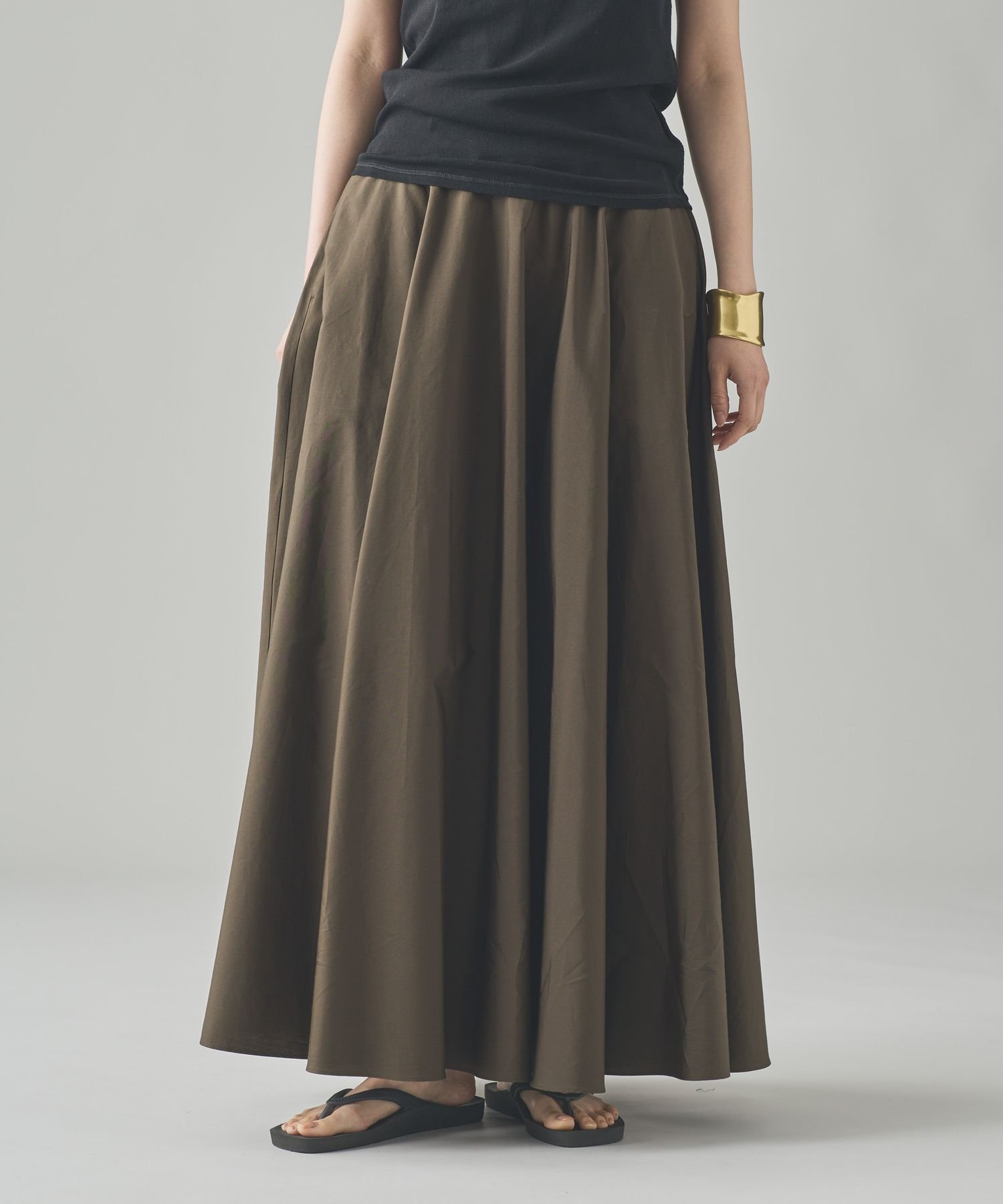 【カレンソロジー/Curensology】のコットンフレアスカート 人気、トレンドファッション・服の通販 founy(ファニー) 　ファッション　Fashion　レディースファッション　WOMEN　スカート　Skirt　Aライン/フレアスカート　Flared A-Line Skirts　エレガント 上品　Elegant　ギャザー　Gather　セットアップ　Set Up　ビッグ　Big　ロング　Long　日本製　Made In Japan　 other-1|ID: prp329100004569139 ipo3291000000032326329