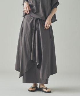 【カレンソロジー/Curensology】 コットンサテンスカート人気、トレンドファッション・服の通販 founy(ファニー) ファッション Fashion レディースファッション WOMEN スカート Skirt エレガント 上品 Elegant シンプル Simple セットアップ Set Up フェミニン Feminine フロント Front ラップ Wrap リラックス Relax 日本製 Made In Japan |ID:prp329100004569144