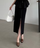【ロイヤルパーティー/ROYAL PARTY】のフロントZIPニットタイトスカート 人気、トレンドファッション・服の通販 founy(ファニー) ファッション Fashion レディースファッション Ladies' Fashion Online スカート Skirt おすすめ Recommend セットアップ Set Up フロント Front thumbnail ブラック|ID: prp329100004569147 ipo3291000000032651867