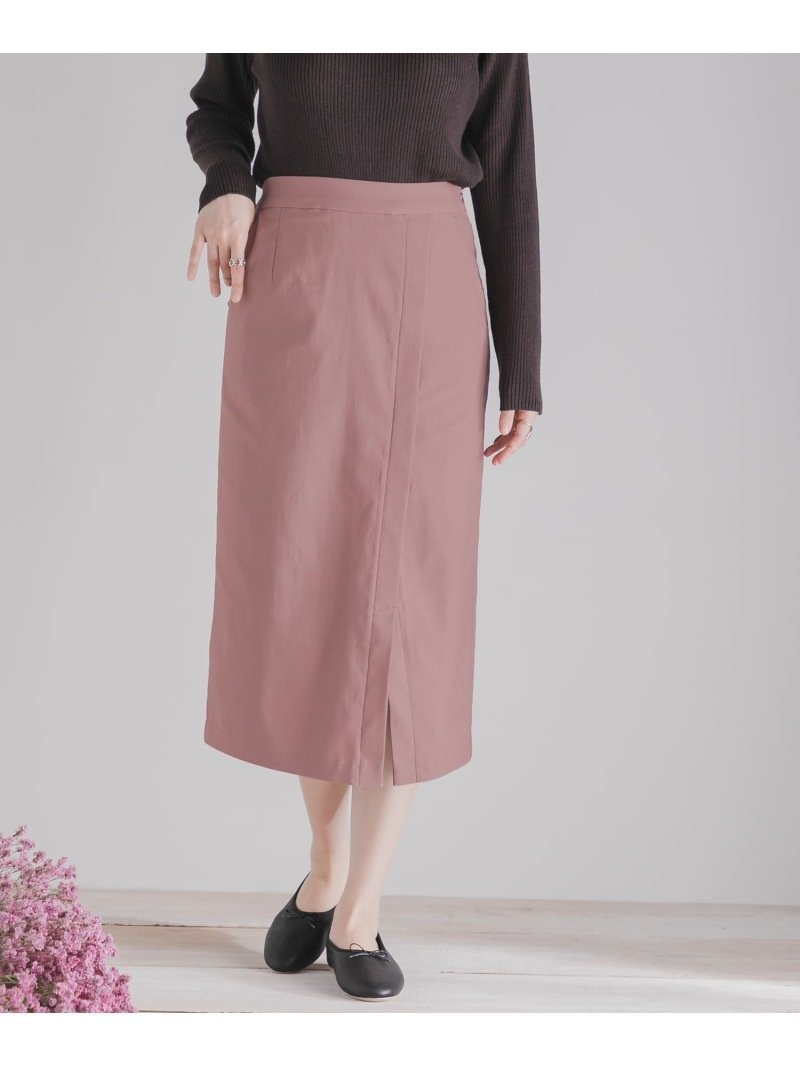 【センスオブプレイス/SENSE OF PLACE by URBAN RESEARCH】のストレッチタイトスカート インテリア・キッズ・メンズ・レディースファッション・服の通販 founy(ファニー) 　ファッション　Fashion　レディースファッション　Fashion for Women　スカート　Skirts　スリット　Slit, Slit Detail　春　Spring　DUSTY PINK|ID: prp329100004569158 ipo3291000000033210484