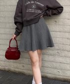 【クリア/clear】のニットフレアミニスカート 人気、トレンドファッション・服の通販 founy(ファニー) ファッション Fashion レディースファッション WOMEN スカート Skirt ミニスカート Mini Skirts おすすめ Recommend スウェット Sweat ロング Long thumbnail GY|ID: prp329100004569161 ipo3291000000032326491