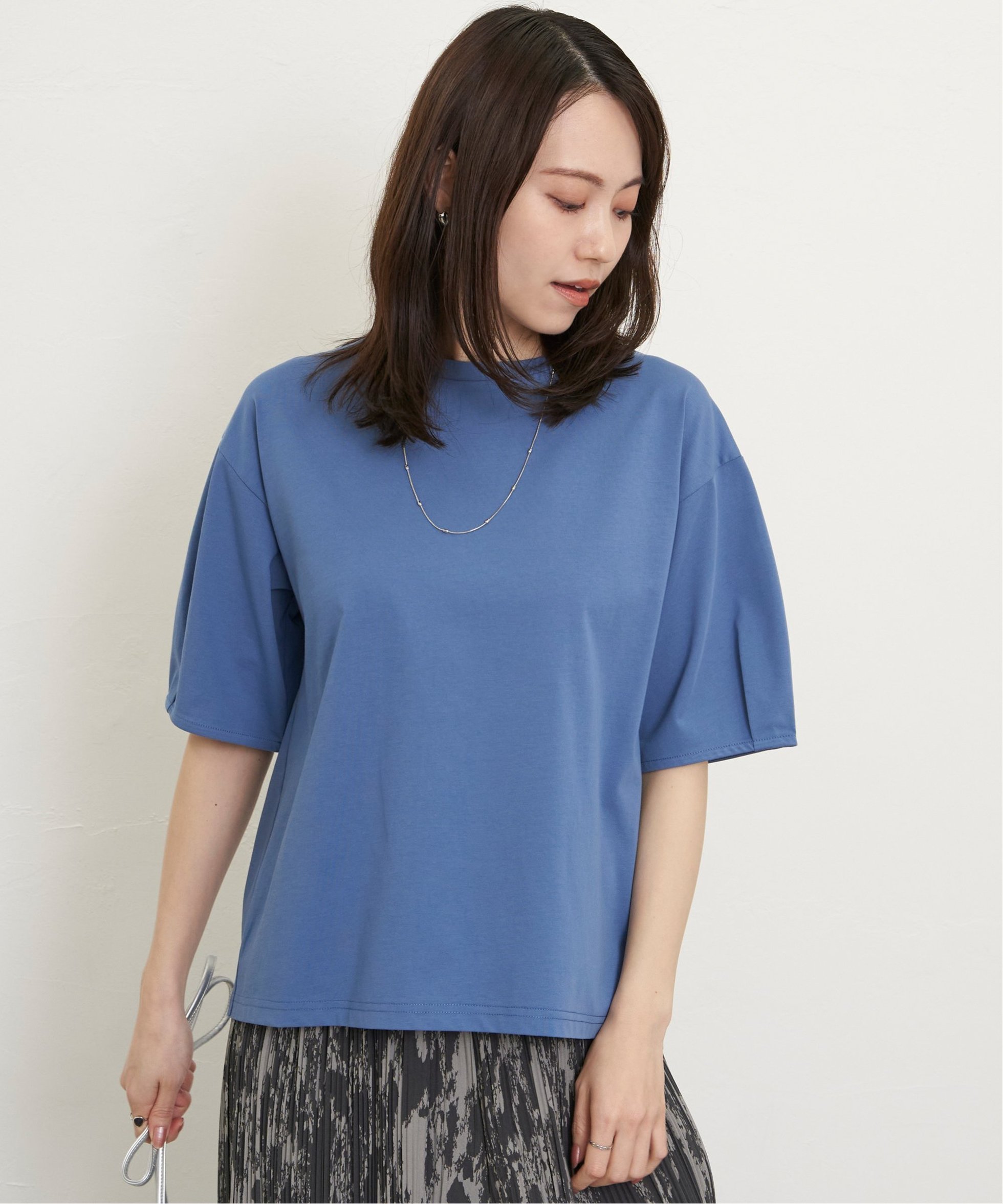 【イッカ/ikka】の【親子おそろい】冷感バックシャンプルオーバー インテリア・キッズ・メンズ・レディースファッション・服の通販 founy(ファニー) 　ファッション　Fashion　レディースファッション　WOMEN　トップス・カットソー　Tops/Tshirt　プルオーバー　Pullover　バッグ　Bag　おすすめ　Recommend　カットソー　Cut And Sew　吸水　Water Absorption　夏　Summer　ブルー|ID: prp329100004569163 ipo3291000000032326515