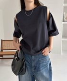 【その他のブランド/Other】の汗染み防止 カットアウト デザイン Tシャツ ネイビー|ID: prp329100004569214 ipo3291000000032626190