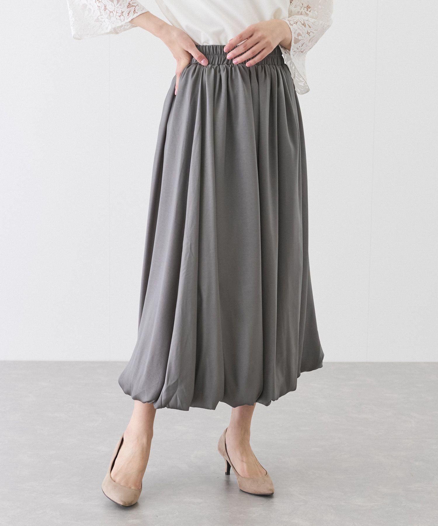 【ジャイロ/JAYRO】のビンテージサテンバルーンスカート インテリア・キッズ・メンズ・レディースファッション・服の通販 founy(ファニー) 　ファッション　Fashion　レディースファッション　WOMEN　スカート　Skirt　おすすめ　Recommend　バルーン　Balloon　ポケット　Pocket　ミドル　Middle　エレガント 上品　Elegant　夏　Summer　S/S・春夏　Ss・Spring/Summer　楽ちん　Easy　A/W・秋冬　Aw・Autumn/Winter・Fw・Fall-Winter　チャコール(06)|ID: prp329100004569219 ipo3291000000032326919