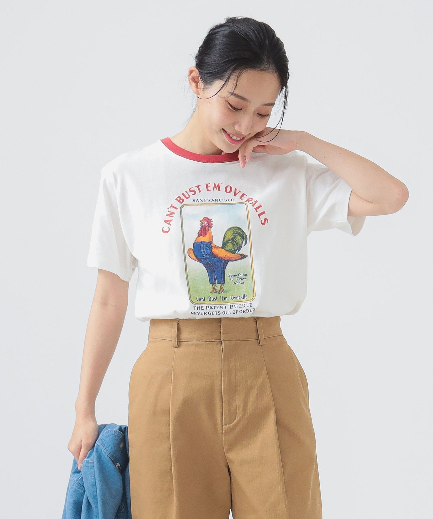 【ビーミングライフストアバイビームス/B:MING LIFE STORE by BEAMS】の【別注】Lee / CANT BUST EM Tシャツ 25SS インテリア・キッズ・メンズ・レディースファッション・服の通販 founy(ファニー) 　ファッション　Fashion　レディースファッション　WOMEN　トップス・カットソー　Tops/Tshirt　シャツ/ブラウス　Shirts/Blouses　ロング / Tシャツ　T-Shirts　2025年　2025　2025春夏・S/S　Ss,Spring/Summer,2025　コンパクト　Compact　トレンド　Trend　フィット　Fit　プリント　Print　ワイド　Wide　別注　Special Order　WHITE|ID: prp329100004569261 ipo3291000000032327241