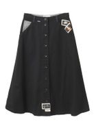 【ピンクハウス/PINK HOUSE】のネームワッペンいっぱいスカート 人気、トレンドファッション・服の通販 founy(ファニー) ファッション Fashion レディースファッション WOMEN スカート Skirt ギンガム Gingham チェック Check ペチコート Petticoat ポケット Pocket モチーフ Motif ロング Long 台形 Trapezoid thumbnail クロ|ID: prp329100004569275 ipo3291000000032327313