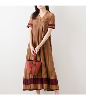 【ニューヨーカー/NEWYORKER】のコットンリネンストライプ スキッパーロングワンピース 人気、トレンドファッション・服の通販 founy(ファニー) ファッション Fashion レディースファッション WOMEN ワンピース Dress おすすめ Recommend ストライプ Stripe フレア Flare ボーダー Border ロング Long ワイド Wide |ID:prp329100004569301