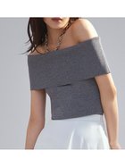 【フレイ アイディー/FRAY I.D】のオフショルニットトップス GRY[006]|ID: prp329100004569421 ipo3291000000032660330