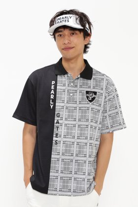 【パーリーゲイツ/PEARLY GATES / MEN】の千鳥チェックWジャガード半袖ポロシャツ Relaxシリーズ 人気、トレンドファッション・服の通販 founy(ファニー) ファッション Fashion メンズファッション MEN スタイリッシュ Stylish ストレッチ Stretch チェック Check パターン Pattern ポロシャツ Polo Shirt リラックス Relax 半袖 Short Sleeve 吸水 Water Absorption |ID:prp329100004569482