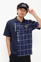 【パーリーゲイツ/PEARLY GATES / MEN】の千鳥チェックWジャガード半袖ポロシャツ Relaxシリーズ 人気、トレンドファッション・服の通販 founy(ファニー) ファッション Fashion メンズファッション MEN スタイリッシュ Stylish ストレッチ Stretch チェック Check パターン Pattern ポロシャツ Polo Shirt リラックス Relax 半袖 Short Sleeve 吸水 Water Absorption thumbnail ネイビーベース1|ID: prp329100004569482 ipo3291000000032328906