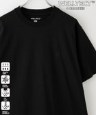 【コーエン メン/COEN / MEN】の【WELLTECT】ロゴ刺繍Tシャツ ー吸水速乾,接触冷感,UVカット,遮熱ー 人気、トレンドファッション・服の通販 founy(ファニー) ファッション Fashion メンズファッション Fashion for Men シンプル Simple, Minimal 吸水 Absorbent, Quick-Dry 夏 Summer thumbnail BLACK|ID: prp329100004569499 ipo3291000000032739185