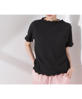 【ナノ ユニバース/nano universe】のシャーリングジャガード半袖ナロートップス (セットアップ可) 人気、トレンドファッション・服の通販 founy(ファニー) ファッション Fashion レディースファッション WOMEN トップス・カットソー Tops/Tshirt セットアップ Setup トップス Tops アクセサリー Accessories インナー Inner ウォッシャブル Washable コンパクト Compact シャーリング Shirring シンプル Simple セットアップ Set Up ベーシック Basic ボトム Bottom 半袖 Short Sleeve エレガント 上品 Elegant 2025年 2025 2025春夏・S/S Ss,Spring/Summer,2025 |ID:prp329100004569511