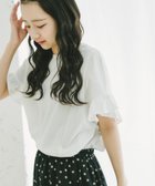 【アイテムズアーバンリサーチ/ITEMS URBAN RESEARCH】のソデフリルカットソー WHT|ID: prp329100004569523 ipo3291000000033810221