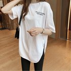 【ミニミニストア/miniministore】のカットソー サイドスリット tシャツ 人気、トレンドファッション・服の通販 founy(ファニー) ファッション Fashion レディースファッション WOMEN トップス・カットソー Tops/Tshirt シャツ/ブラウス Shirts/Blouses ロング / Tシャツ T-Shirts カットソー Cut and Sewn カットソー Cut And Sew ショルダー Shoulder スキニー Skinny スリット Slit ドロップ Drop プリント Print リラックス Relax ロング Long 半袖 Short Sleeve 夏 Summer 春 Spring S/S・春夏 Ss・Spring/Summer thumbnail ホワイト|ID: prp329100004569535 ipo3291000000032329603