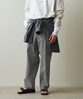 【ビューティ&ユース ユナイテッドアローズ/BEAUTY&YOUTH / UNITED ARROWS / MEN】のSteven Alan ナイロン オックス アウト ワンプリーツ スラックス 人気、トレンドファッション・服の通販 founy(ファニー) ファッション Fashion メンズファッション Fashion for Men オックス Oxford Fabric スマート Smart, Elegant スラックス Slacks, Dress Pants テーパード Tapered, Tapered Pants プリーツ Pleats, Pleated |ID:prp329100004569547