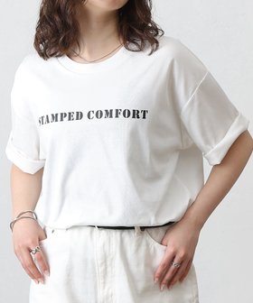 【コロニートゥーワンスリーナイン/COLONY 2139】のスマートラウンド半袖ロゴTシャツSTAMP 人気、トレンドファッション・服の通販 founy(ファニー) ファッション Fashion レディースファッション WOMEN トップス・カットソー Tops/Tshirt シャツ/ブラウス Shirts/Blouses ロング / Tシャツ T-Shirts おすすめ Recommend コンパクト Compact スマート Smart トレンド Trend ラウンド Round 人気 Popularity 半袖 Short Sleeve |ID:prp329100004569548