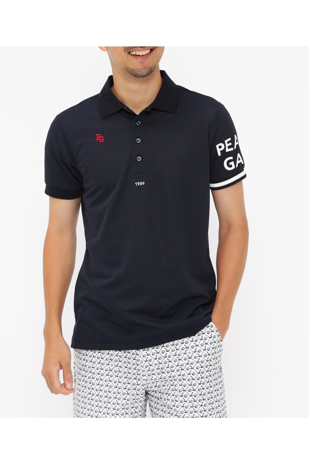 【パーリーゲイツ/PEARLY GATES / MEN】のALOFTカノコ半袖ポロシャツ インテリア・キッズ・メンズ・レディースファッション・服の通販 founy(ファニー) 　ファッション　Fashion　メンズファッション　MEN　ボトム　Bottom　ポロシャツ　Polo Shirt　半袖　Short Sleeve　夏　Summer　ダークネイビー|ID: prp329100004569570 ipo3291000000032329919