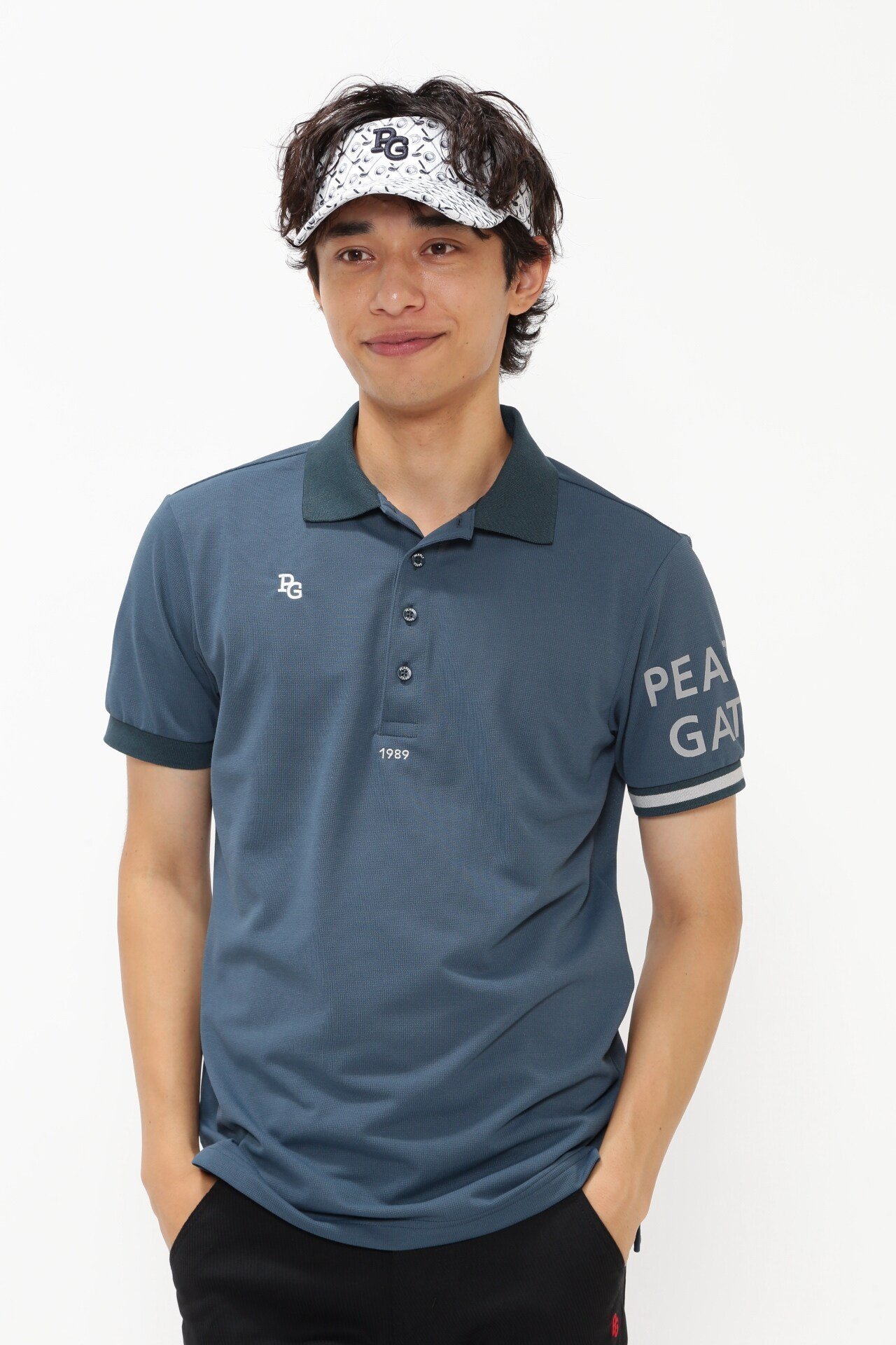 【パーリーゲイツ/PEARLY GATES / MEN】のALOFTカノコ半袖ポロシャツ インテリア・キッズ・メンズ・レディースファッション・服の通販 founy(ファニー) 　ファッション　Fashion　メンズファッション　MEN　ボトム　Bottom　ポロシャツ　Polo Shirt　半袖　Short Sleeve　夏　Summer　グレーグリーン1|ID: prp329100004569570 ipo3291000000032329921