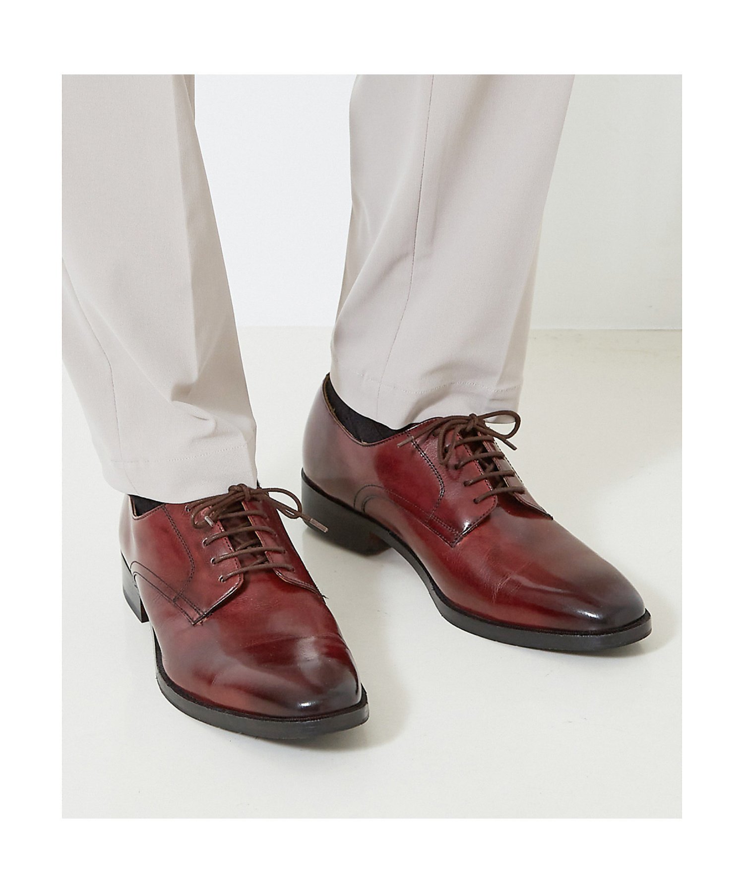 【アルフレッド バニスター/alfredoBANNISTER / MEN】のセミスクエアトゥ 外羽根 プレーントゥ ドレス シューズ インテリア・キッズ・メンズ・レディースファッション・服の通販 founy(ファニー) 　ファッション　Fashion　メンズファッション　Fashion for Men　シューズ・靴　Shoes　インソール　Shoe Insole　シューズ　Shoes, Footwear　シンプル　Simple, Minimal　ドレス　Dress, One-Piece　ビジネス 仕事 通勤　Business / Work / Commuting　フォーマル　Formal, Dressy　ライニング　Inner Lining, Inner Fabric, Lined　ボルドー|ID: prp329100004569573 ipo3291000000032731145