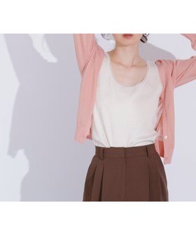 【エヌ ナチュラルビューティーベーシック/N.Natural Beauty basic】のシアーVネックフォルムカーディガン 人気、トレンドファッション・服の通販 founy(ファニー) ファッション Fashion レディースファッション WOMEN トップス・カットソー Tops/Tshirt カーディガン Cardigans Vネック V-Neck キャミワンピース Cami Dress シアー Sheer 夏 Summer 羽織 Haori |ID:prp329100004569627