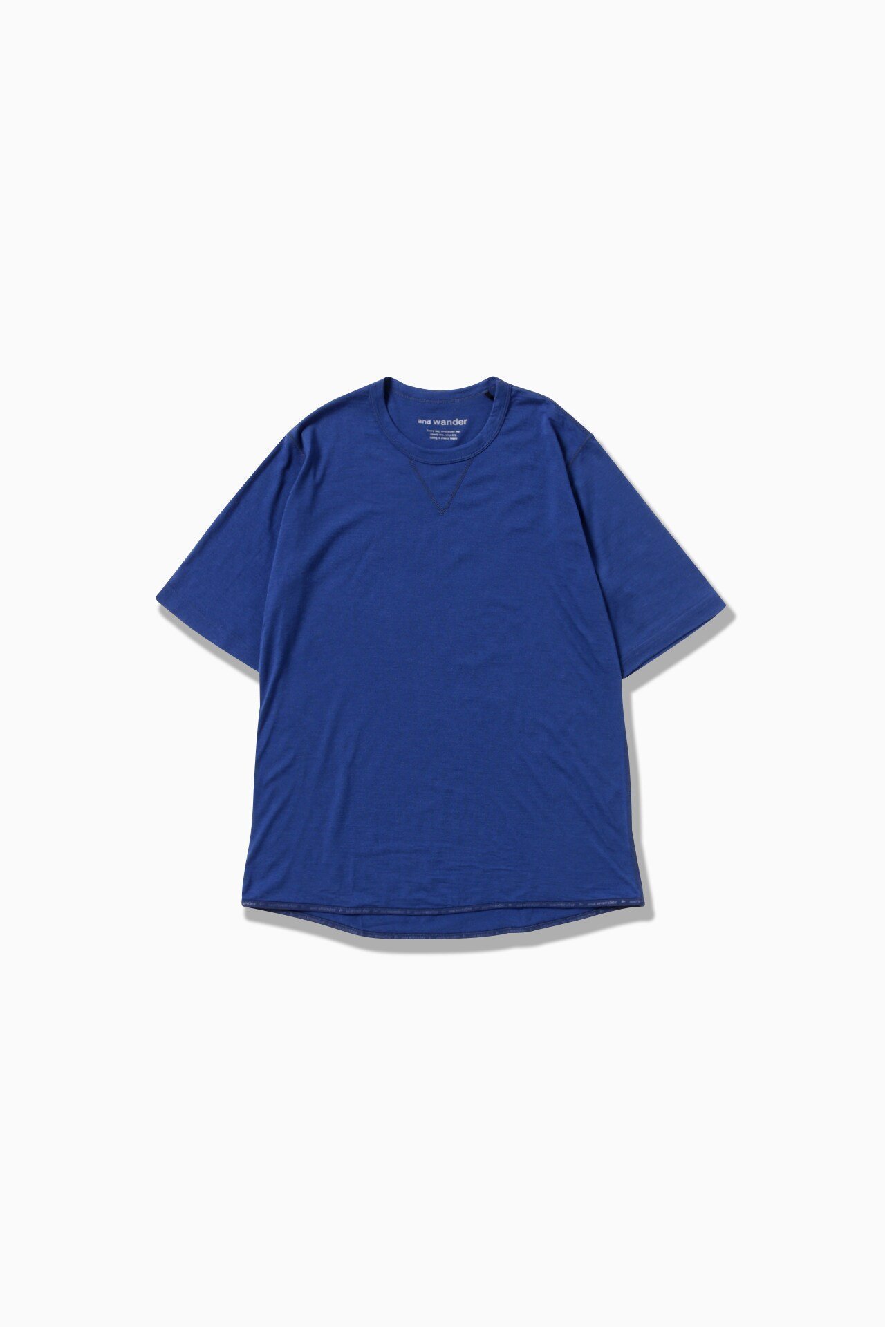 【アンドワンダー/and wander】のmerino base SS T インテリア・キッズ・メンズ・レディースファッション・服の通販 founy(ファニー) 　ファッション　Fashion　レディースファッション　WOMEN　抗菌　Antibacterial　blue|ID: prp329100004569629 ipo3291000000032330439