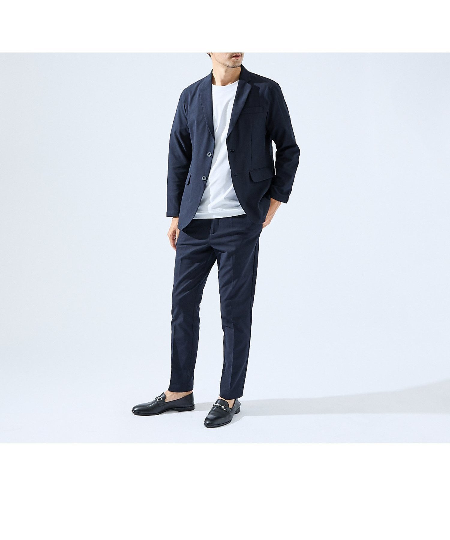 【アバハウス/ABAHOUSE / MEN】の【上下2点セット】SOLOTEX マルチファンクション 2WAYストレッチ セッ インテリア・キッズ・メンズ・レディースファッション・服の通販 founy(ファニー) 　ファッション　Fashion　メンズファッション　Fashion for Men　ストレッチ　Stretch, Stretchy Fabric　ネイビー|ID: prp329100004569650 ipo3291000000032712457
