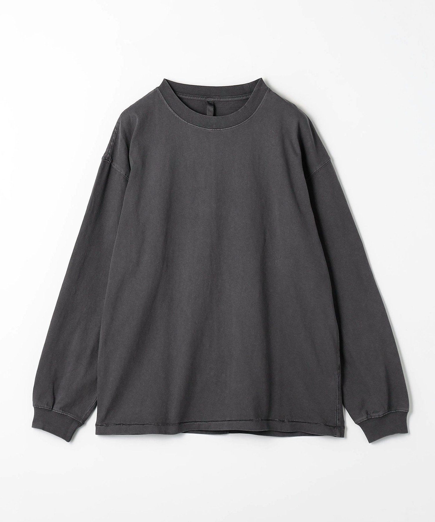 【ビューティ&ユース ユナイテッドアローズ/BEAUTY&YOUTH / UNITED ARROWS / MEN】のガーメントダイ オープンエンド ジャージー ロングスリーブ Tシャツ インテリア・キッズ・メンズ・レディースファッション・服の通販 founy(ファニー) 　ファッション　Fashion　メンズファッション　MEN　コレクション　Collection　ジャージー　Jersey　スリーブ　Sleeve　プリント　Print　ロング　Long　DK.GRAY|ID: prp329100004569745 ipo3291000000032331507