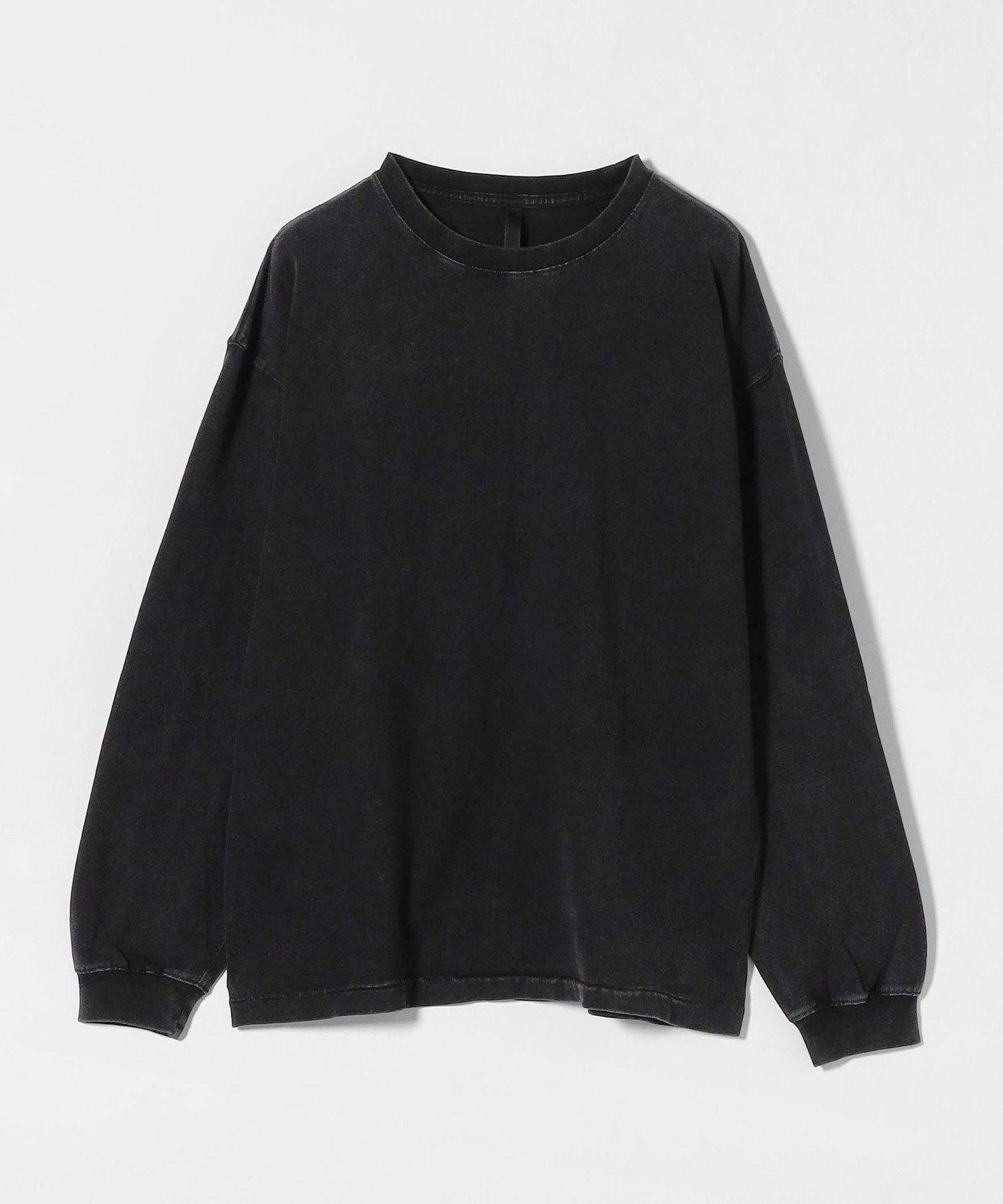 【ビューティ&ユース ユナイテッドアローズ/BEAUTY&YOUTH / UNITED ARROWS / MEN】のガーメントダイ オープンエンド ジャージー ロングスリーブ Tシャツ インテリア・キッズ・メンズ・レディースファッション・服の通販 founy(ファニー) 　ファッション　Fashion　メンズファッション　MEN　コレクション　Collection　ジャージー　Jersey　スリーブ　Sleeve　プリント　Print　ロング　Long　BLACK|ID: prp329100004569745 ipo3291000000032331508
