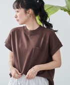 【コーエン/COEN】の【WEB限定】サラコフレンチスリーブハイネックサマーニットトップス DK.BROWN|ID: prp329100004569803 ipo3291000000032583840