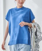 【コーエン/COEN】の【WEB限定】サラコフレンチスリーブハイネックサマーニットトップス COBALT|ID: prp329100004569803 ipo3291000000032583842
