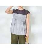 【フリークスストア/FREAK'S STORE】のストライプ切替 フレンチスリーブTシャツ 25SS 人気、トレンドファッション・服の通販 founy(ファニー) ファッション Fashion レディースファッション WOMEN トップス・カットソー Tops/Tshirt シャツ/ブラウス Shirts/Blouses ロング / Tシャツ T-Shirts 2025年 2025 2025春夏・S/S Ss,Spring/Summer,2025 シャーリング Shirring ストライプ Stripe スリーブ Sleeve フレンチ French 切替 Switching 夏 Summer S/S・春夏 Ss・Spring/Summer thumbnail ブラック|ID: prp329100004569810 ipo3291000000032332130