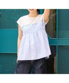 【フリークスストア/FREAK'S STORE】のストライプ切替 フレンチスリーブTシャツ 25SS ブルー|ID: prp329100004569810 ipo3291000000033438101