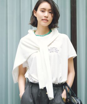 【エルーラ/Elura】のセミハリ感刺繍Tシャツ/492839 人気、トレンドファッション・服の通販 founy(ファニー) ファッション Fashion レディースファッション Fashion for Women トップス・カットソー Cut & Sew Tops シャツ・ブラウス・オフィスカジュアル Elegant Blouses & Button-Ups ロングTシャツ・Tシャツ Longline T-Shirts & Tees おすすめ Recommended / Our Picks インナー Innerwear カーディガン Cardigan, Knitwear サロペット Overalls, Salopette シンプル Simple, Minimal ジャケット Jacket, Outerwear パターン Pattern, Design Print ボトム Bottoms, Lower Wear ロング Long, Long-Length ワイド Wide, Wide Fit 夏 Summer 定番 Standard, Basic Item ビジネス 仕事 通勤 Business / Work / Commuting |ID:prp329100004569814