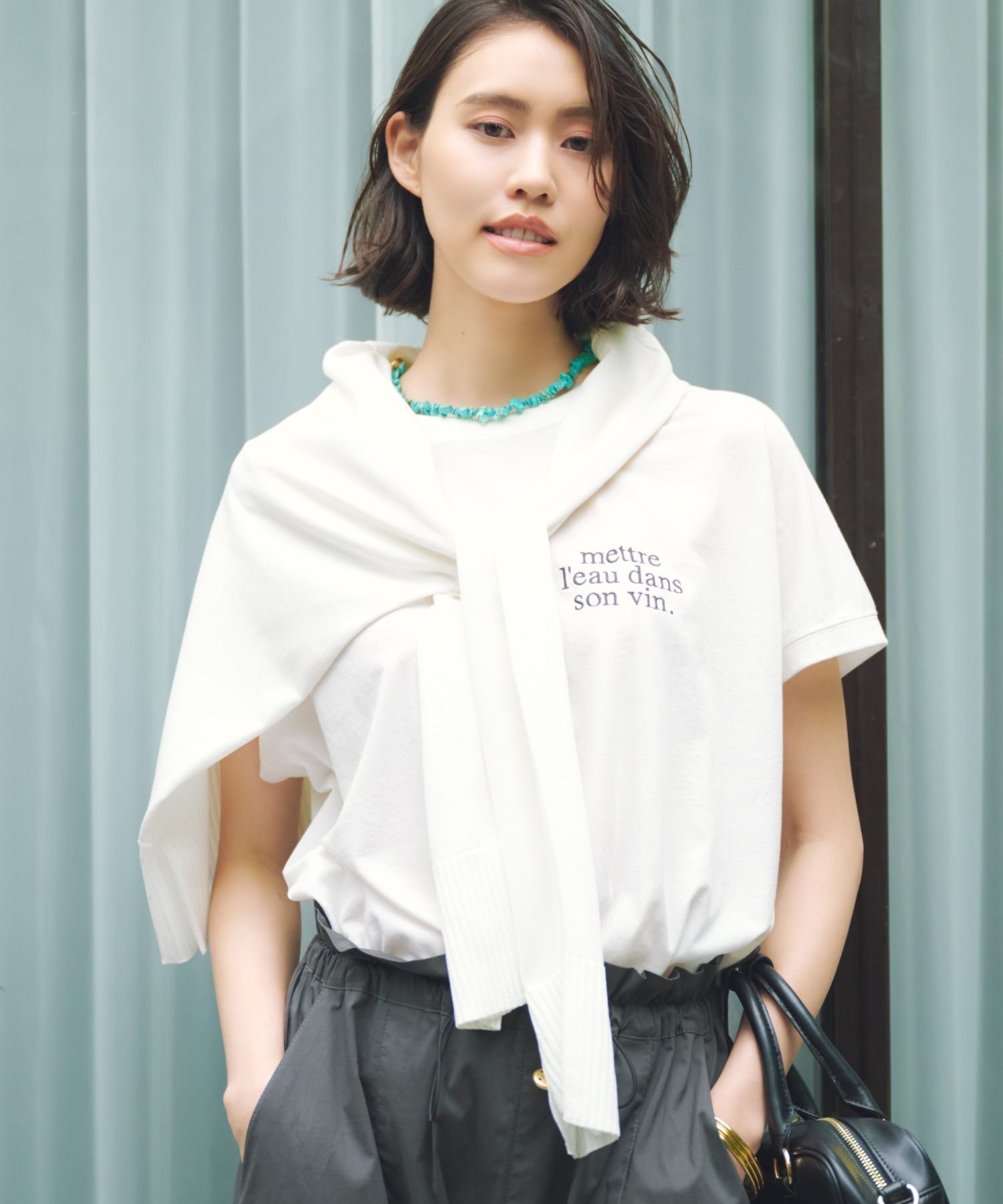 【エルーラ/Elura】のセミハリ感刺繍Tシャツ/492839 インテリア・キッズ・メンズ・レディースファッション・服の通販 founy(ファニー) 　ファッション　Fashion　レディースファッション　Fashion for Women　トップス・カットソー　Cut & Sew Tops　シャツ・ブラウス・オフィスカジュアル　Elegant Blouses & Button-Ups　ロングTシャツ・Tシャツ　Longline T-Shirts & Tees　おすすめ　Recommended / Our Picks　インナー　Innerwear　カーディガン　Cardigan, Knitwear　サロペット　Overalls, Salopette　シンプル　Simple, Minimal　ジャケット　Jacket, Outerwear　パターン　Pattern, Design Print　ボトム　Bottoms, Lower Wear　ロング　Long, Long-Length　ワイド　Wide, Wide Fit　夏　Summer　定番　Standard, Basic Item　ビジネス 仕事 通勤　Business / Work / Commuting　ホワイト02|ID: prp329100004569814 ipo3291000000033634969