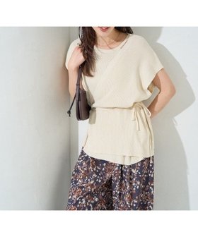 【フリークスストア/FREAK'S STORE】 カシュクール マルチウェイ サマーニット プルオーバー【限定展開】 25SS人気、トレンドファッション・服の通販 founy(ファニー) ファッション Fashion レディースファッション WOMEN トップス・カットソー Tops/Tshirt ニット Knit Tops プルオーバー Pullover 2025年 2025 2025春夏・S/S Ss,Spring/Summer,2025 カシュクール Cachecoeur サマー Summer ノースリーブ No Sleeve リブニット Rib Knit 夏 Summer 春 Spring S/S・春夏 Ss・Spring/Summer |ID:prp329100004569827