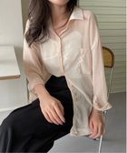【アイモハ/aimoha】のJasmine Grandiflorum/シアー素材涼しげシースルー長袖シャツ 人気、トレンドファッション・服の通販 founy(ファニー) ファッション Fashion レディースファッション Fashion for Women トップス・カットソー Cut & Sew Tops シャツ・ブラウス・オフィスカジュアル Elegant Blouses & Button-Ups シアー Sheer, See-Through 今季 This Season, Current Season 長袖 Long Sleeve, Full Sleeve thumbnail シャンパン|ID: prp329100004569841 ipo3291000000033278144