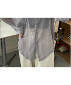 【アイモハ/aimoha】のJasmine Grandiflorum/シアー素材涼しげシースルー長袖シャツ 人気、トレンドファッション・服の通販 founy(ファニー) ファッション Fashion レディースファッション Fashion for Women トップス・カットソー Cut & Sew Tops シャツ・ブラウス・オフィスカジュアル Elegant Blouses & Button-Ups シアー Sheer, See-Through 今季 This Season, Current Season 長袖 Long Sleeve, Full Sleeve thumbnail ライトグレー|ID: prp329100004569841 ipo3291000000033278164