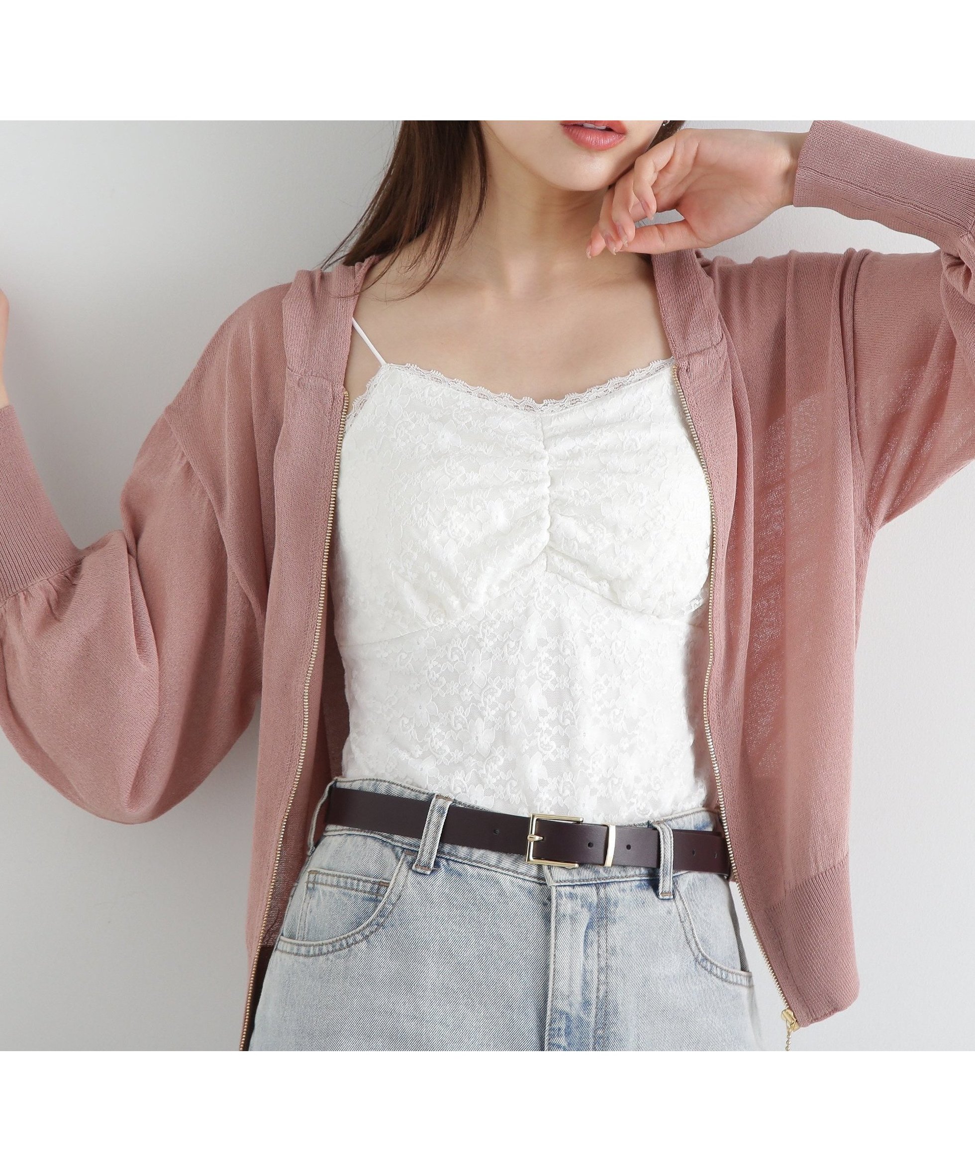 【プロポーション ボディドレッシング/PROPORTION BODY DRESSING】のレースカップ付キャミ インテリア・キッズ・メンズ・レディースファッション・服の通販 founy(ファニー) 　ファッション　Fashion　レディースファッション　WOMEN　トップス・カットソー　Tops/Tshirt　キャミソール / ノースリーブ　No Sleeves　インナー　Inner　キャミ　Cami　ギャザー　Gather　ジャケット　Jacket　ストレッチ　Stretch　フロント　Front　レース　Race　ホワイト|ID: prp329100004569860 ipo3291000000032332926