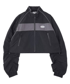 【エックスガール/X-girl】のCROPPED TRACK JACKET 【X-girl】 人気、トレンドファッション・服の通販 founy(ファニー) ファッション Fashion レディースファッション WOMEN アウター Coat Outerwear ジャケット Jackets ギャザー Gather クロップド Cropped 今季 This Season 切替 Switching ジャケット Jacket セットアップ Set Up デニム Denim トレンド Trend バランス Balance メッシュ Mesh ロング Long おすすめ Recommend |ID:prp329100004569864