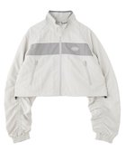 【エックスガール/X-girl】のCROPPED TRACK JACKET 【X-girl】 人気、トレンドファッション・服の通販 founy(ファニー) ファッション Fashion レディースファッション WOMEN アウター Coat Outerwear ジャケット Jackets ギャザー Gather クロップド Cropped 今季 This Season 切替 Switching ジャケット Jacket セットアップ Set Up デニム Denim トレンド Trend バランス Balance メッシュ Mesh ロング Long おすすめ Recommend thumbnail LtGREY|ID: prp329100004569864 ipo3291000000032333001