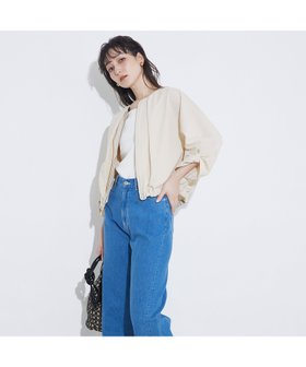 【カリテ/qualite】のシアサッカーブルゾン 人気、トレンドファッション・服の通販 founy(ファニー) ファッション Fashion レディースファッション WOMEN アウター Coat Outerwear ブルゾン Blouson/Jackets インナー Inner サンダル Sandals シンプル Simple スタイリッシュ Stylish スニーカー Sneakers スポーツ Sports タンク Tank リラックス Relax 半袖 Short Sleeve 吸水 Water Absorption 夏 Summer |ID:prp329100004569876