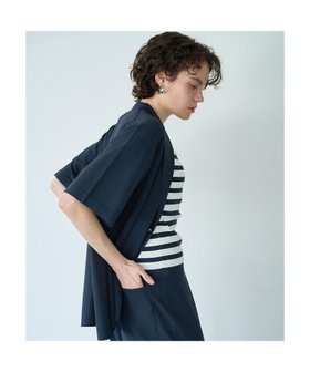 【カリテ/qualite】のレーヨンナイロンニットジャケット 人気、トレンドファッション・服の通販 founy(ファニー) ファッション Fashion レディースファッション WOMEN アウター Coat Outerwear ジャケット Jackets コンパクト Compact シンプル Simple ジャケット Jacket セットアップ Set Up デニム Denim ノースリーブ No Sleeve エレガント 上品 Elegant 半袖 Short Sleeve 夏 Summer |ID:prp329100004569877