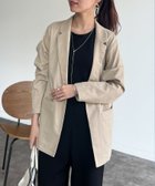 【シェトワ/Chez toi】のリネンテーラードジャケット 人気、トレンドファッション・服の通販 founy(ファニー) ファッション Fashion レディースファッション WOMEN アウター Coat Outerwear ジャケット Jackets テーラードジャケット Tailored Jackets インナー Inner シンプル Simple デニム Denim フェミニン Feminine フリル Frills リネン Linen リラックス Relax ロング Long ワイド Wide プチプライス・低価格 Affordable おすすめ Recommend thumbnail ベージュ|ID: prp329100004569897 ipo3291000000032333289